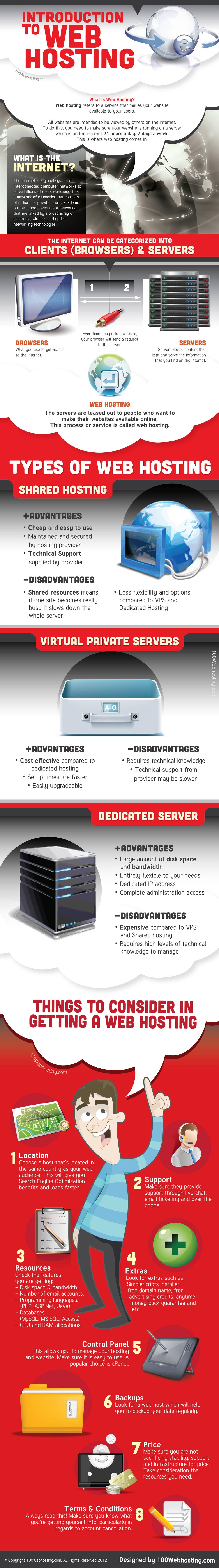 web hosting infographic