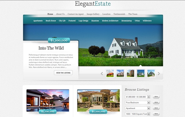 ElegantEstate wordpress theme