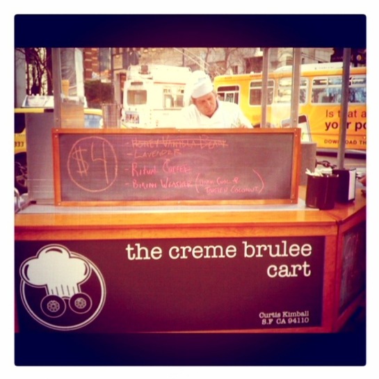 The Creme Brulee Cart